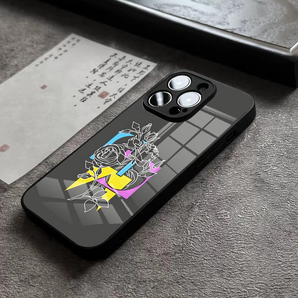 Чехол для телефона с ремешком Dayseeker для 17 Pro Max IPhone 16 Pro 15 12 11 13 Mini X XR XS 14 Plus SE Стеклянная крышка