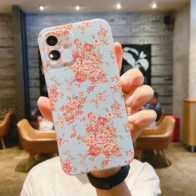 Чехол с цветочным узором для Samsung Galaxy S23 S22 Plus S21 S20 FE Ultra S10 S9 S8 S7 Edge S10E S 23 20 10 Lite, мягкий силиконовый чехол