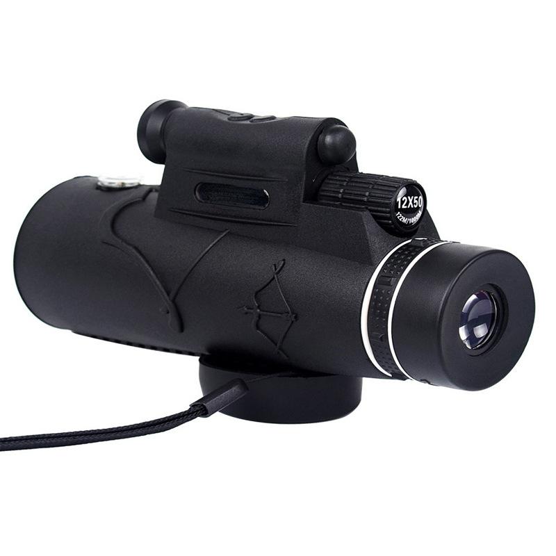 12x50 Однотрубный мощный однотрубный телескоп для мобильного телефона высокой четкости наружного ночного видения с лазерной лампой. Производители поколения.