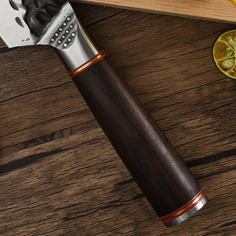 Одетый кованый стальной нож для нарезки фруктов, мясника, кухонные ножи, нож для мяса, нож для резки овощей