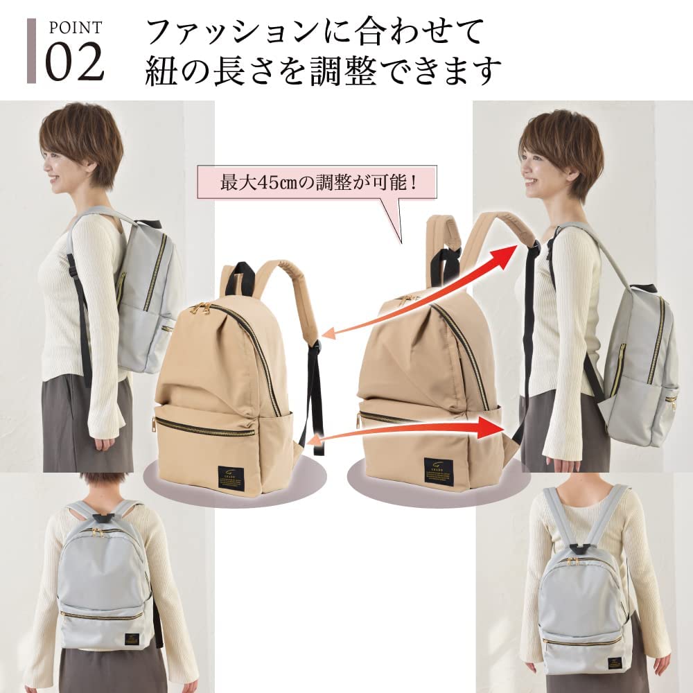 Backpack Adult Backpack That Takes Your Fashion To the Next 10 Small [GRADE] Women's [Cute Level] "With Pockets" Stylish, Cute, Lightweight, (black)