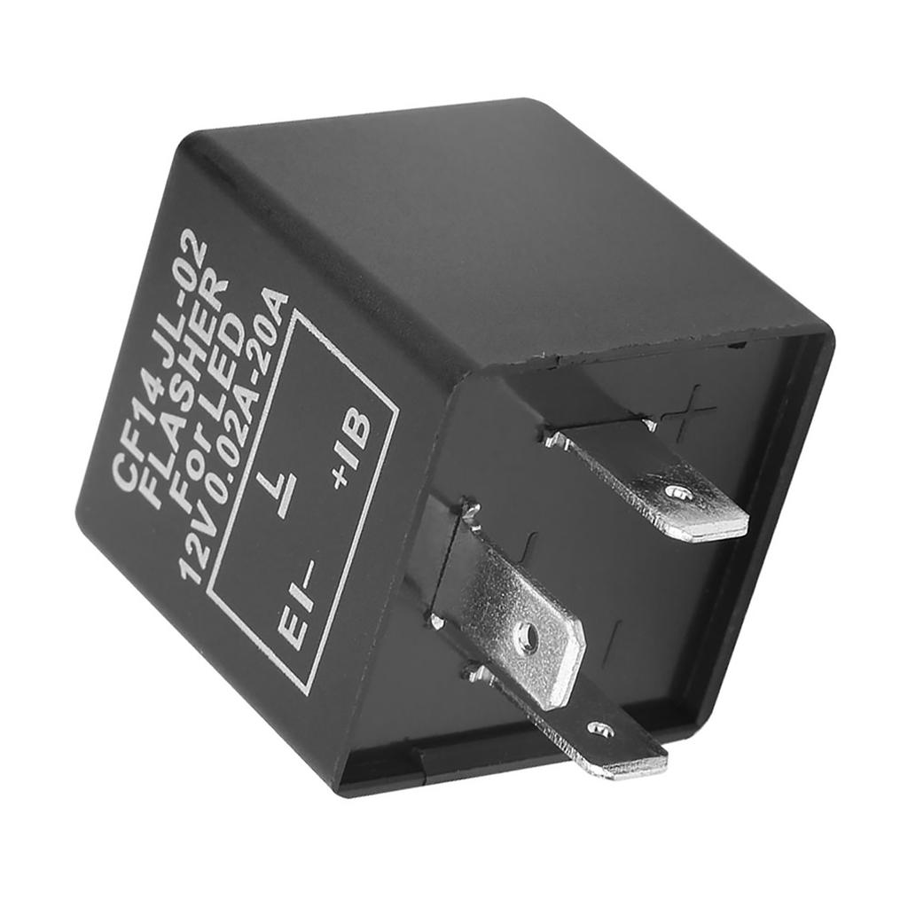 CF14 JL-02 3-контактный светодиодный мигающий реле-прерыватель для указателей поворота, устранение гипермигания, 12 В