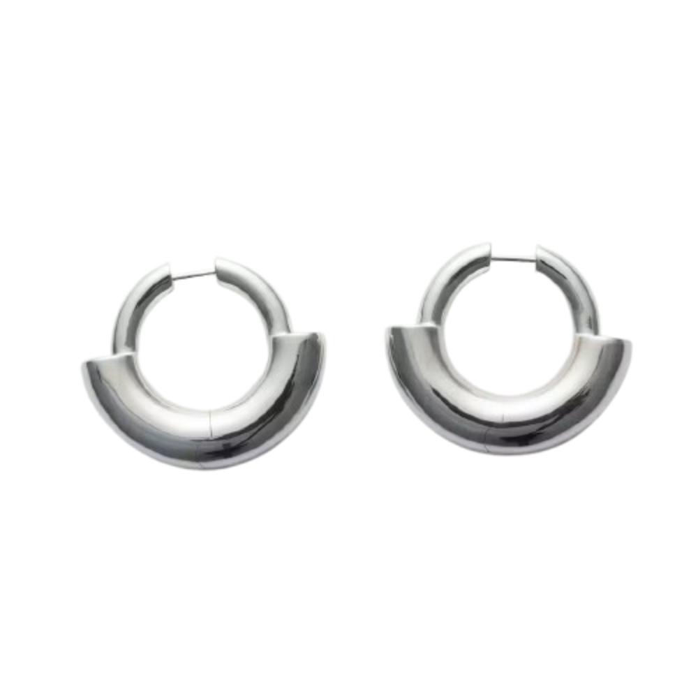 Серьги-кольца класса люкс, высококачественные серьги-пряжки, серьги-кольца, унисекс