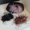 Высококачественный зажим-коготь для волос из страусиных перьев в корейском стиле для женщин