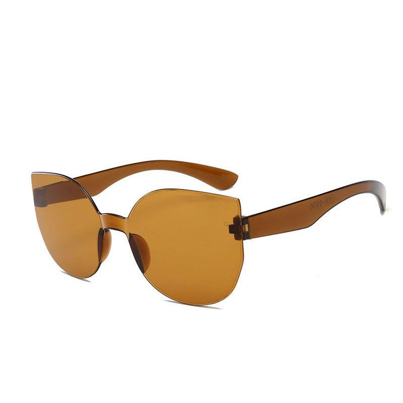 Солнцезащитные очки Cat'S Eye One-Piece, женские солнцезащитные очки Marine Piece One-Piece 8906, очки цвета конфет