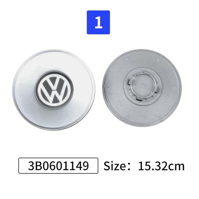 Для VW Volkswagen Jetta MK5 Golf 4 шт. Логотип автомобиля Колпачки ступицы Заглушки ступицы Значок для Volkswagen VW 3B0601149 1J0601149B C546K164 CWT1