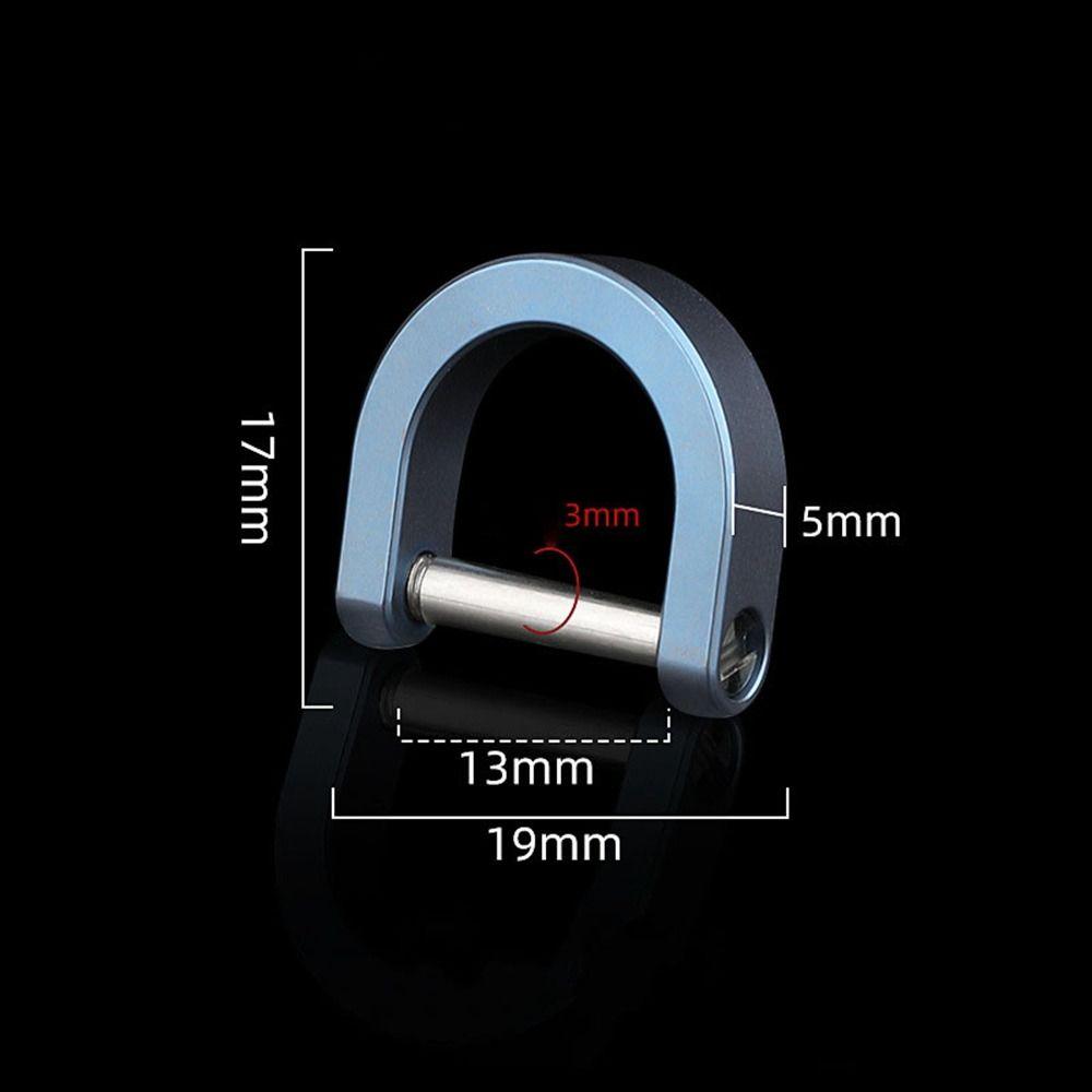 High Quality Buckles Horseshoes D Bow Staples 3 Sizes Carabiner Outdoor Accessories