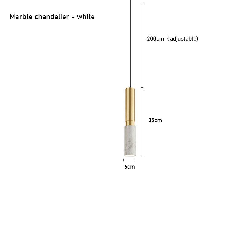 Nordic Modern Terrazzo LED Chandelier Simplicity Marble Подвесной светильник Ночник для бара, ресторана, светильник Hoom Decor