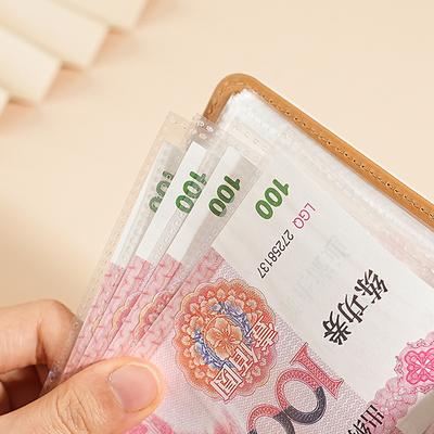 Конверты из искусственной кожи для экономии денег, многоразовые, блокнот для экономии, папка для сбережений, книга для бюджетных сберегательных челленджей