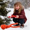 Snowball Maker Duck Snowman Heart Shape Snow Toy with Ergonomic Handle Winter Snowball Fight Maker Tool Clip