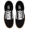 Vans Brooklyn LS Нескользящие Износостойкие Низкие Кеды для Скейтборда Мужские Черно-Белые Кроссовки VN000D7QB9M