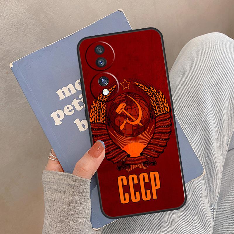 Чехол-флаг с гербом СССР России для Honor Magic 5 6 7 8 Pro Чехол для Honor 200 400 Lite 50 70 90 X8a X8b X9a X9b X9c