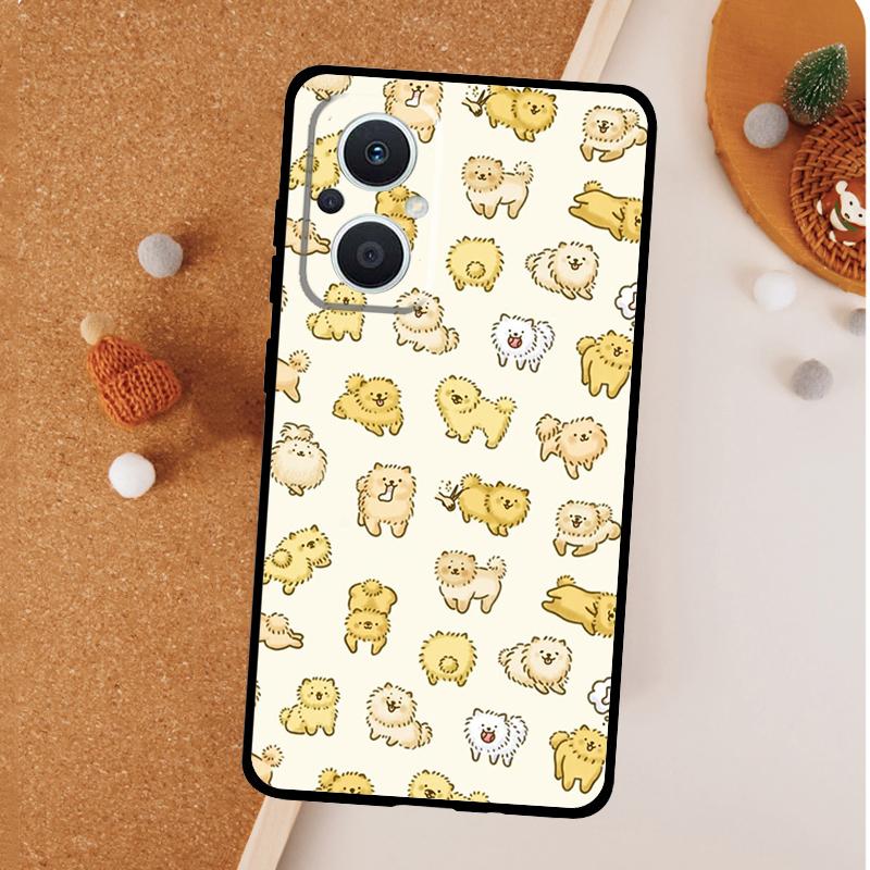 Pomeranian Dog Phone Case For OPPO Reno 12 F 13 F 11 8T 7 8 10 Pro OPPO Find X8 X6 Pro X3 X5 Lite Cover