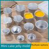 Mini Chiffon Cake & Egg Tart Aluminum Mold Set - Caramel Jelly Pudding Round Mold