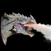 Sprayer LED Dragon Head Hanging Lamp Lantern Wall Lamp Resin Dinosaur Crafts Halloween Decoration Pendent Lamp
