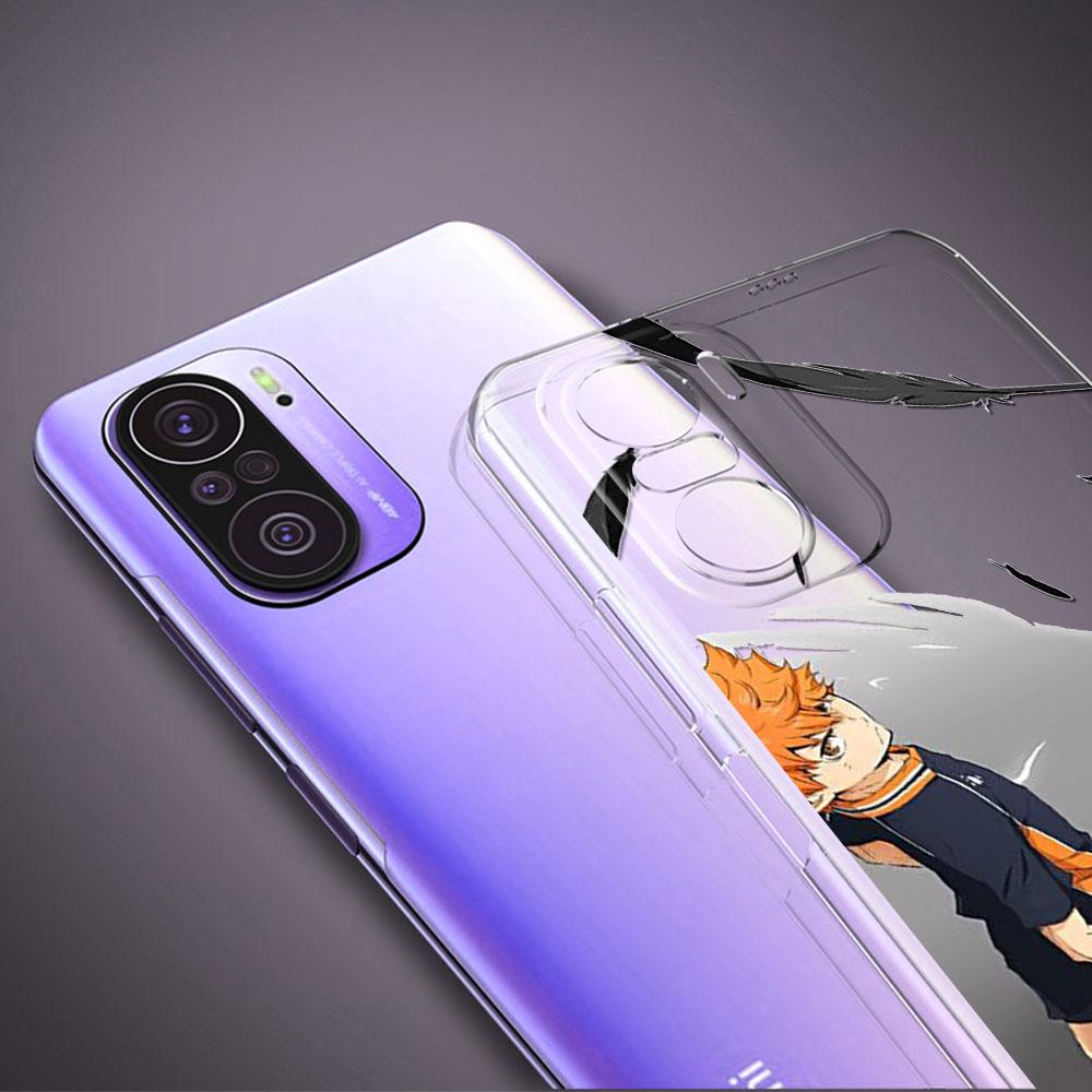 Прозрачный чехол для Xiaomi Redmi Note 10 9S 9 8 Pro 10S 7 9C 8T 9A K40 9T 7A 8A силиконовый чехол для телефона аниме Haikyuu Fundas