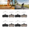 4Pair SemiMetallic Bicycles Bikes Disc Brake Pad Universals Mountain Bikes Brake Pad Replacement Cyclings Brake Pad