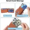 2 in 1 Magnetic MagSafe Wallet Stand, Leather Magnetic Card Holder Wallet for iPhone16/15/14/13/12 Series with Adjustable Holder