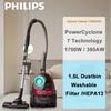 Philips Пылесос для дома серии 5000, вертикальный пылесос FC8632/83, 1700 Вт, 220 В