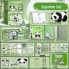 Back-to-School Panda Stationery Gift Box with Canvas Bag for Primary Students