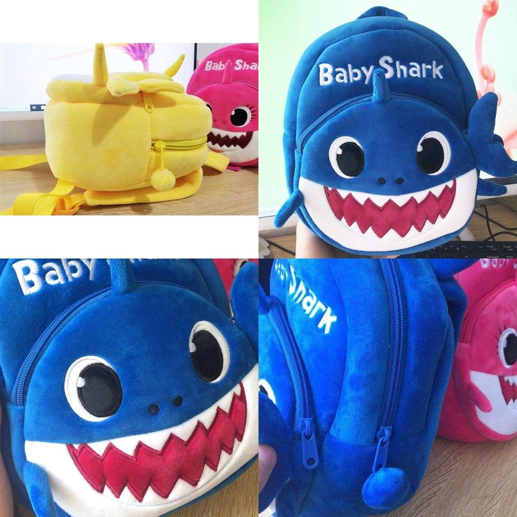 Плюшевый рюкзак Baby Shark для детей, милый мягкий наплечный рюкзак, школьная сумка для детей, подарок