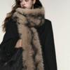 Retro Lazy Winter Warm Fluffy Scarf Fashionable Versatile Scarf Thickened Plush Original Design Ins Wind