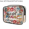 Trendy Large Capacity Makeup Bag Visible Medicine Theme Storage Bag Lightweight Multi-functional Cosmetic Bag for Women