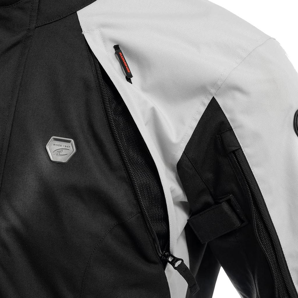 KOMINE System Jacket for CE Size M JK-5994 Full-Ear Motorcycles, Protector, Spring, Summer, Autumn, Winter, Ventilated, 07-5994, Men's, Black/Red,