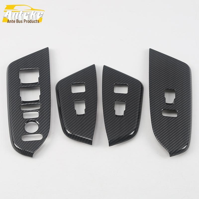 Fits 17 CRV: Car Door Window Armrest Lifting Button Decorative Frame Accessories