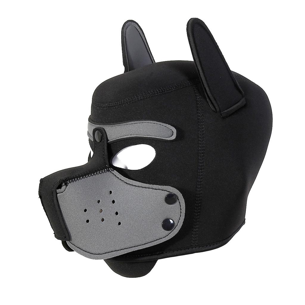 Сексуальная маска Головной убор собаки Отверстие для рта Взрослый Тренировочный Секс-продукты Ролевые игры Реквизит для косплея щенка Маска Капюшон SM Игрушки для мужчин женщин
