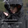 Men's Three-in-One Windproof Waterproof Hooded Mountaineering Jacket - Autumn/Winter Detachable with Plus Velvet
