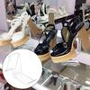 1pc Transparent Acrylic Shop Display Shoes Stands Shopping Mall Sandal Racks Sneaker Holders