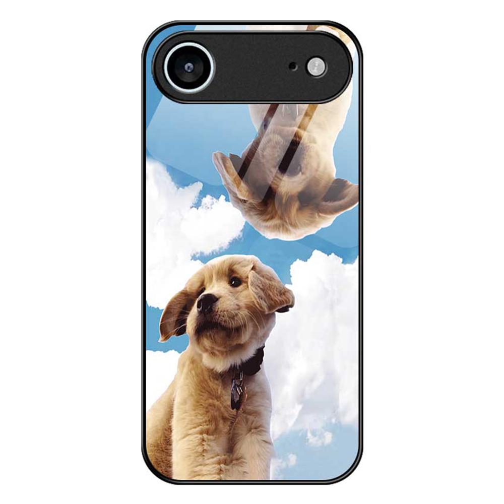 Для iPhone 17 Air Чехол ПК ТПУ Закаленное стекло Печать с рисунком Ударопрочная Задняя крышка для телефона