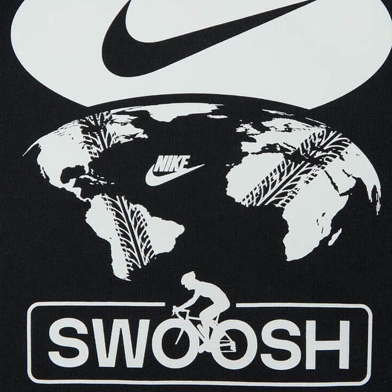 Nike Футболка Swoosh SS25 Мужская Черная HJ0731-010