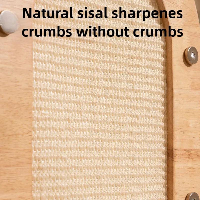 DIY Free Combination Cat Hammock Suction Cup Solid Wood Cat Bed Window Hanging Cats Hammock Sisal Scratching Post Pet Supplies