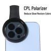 Поляризационные фильтры CPL ND для мобильных телефонов 52 мм и 67 мм для потоковой передачи в реальном времени и фотографии без бликов