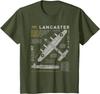 Oneck Summer Short Sleeve Casual Unisexs Tshirt Size S5xl Raf British Lancaster Bomber Blueprint T100 Cotton Style
