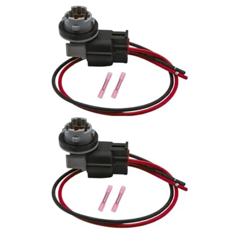 Rear Bumper Wiring Connector Socket Bumper Bulb Socket Replace Broken Part 2 Pieces Included OE Part Fit Check