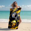 proof beach towel with Pittsburgh Steelers pattern - soft,absorbent,quick-drying,machine washable - perfect for swimming,camping,bathing