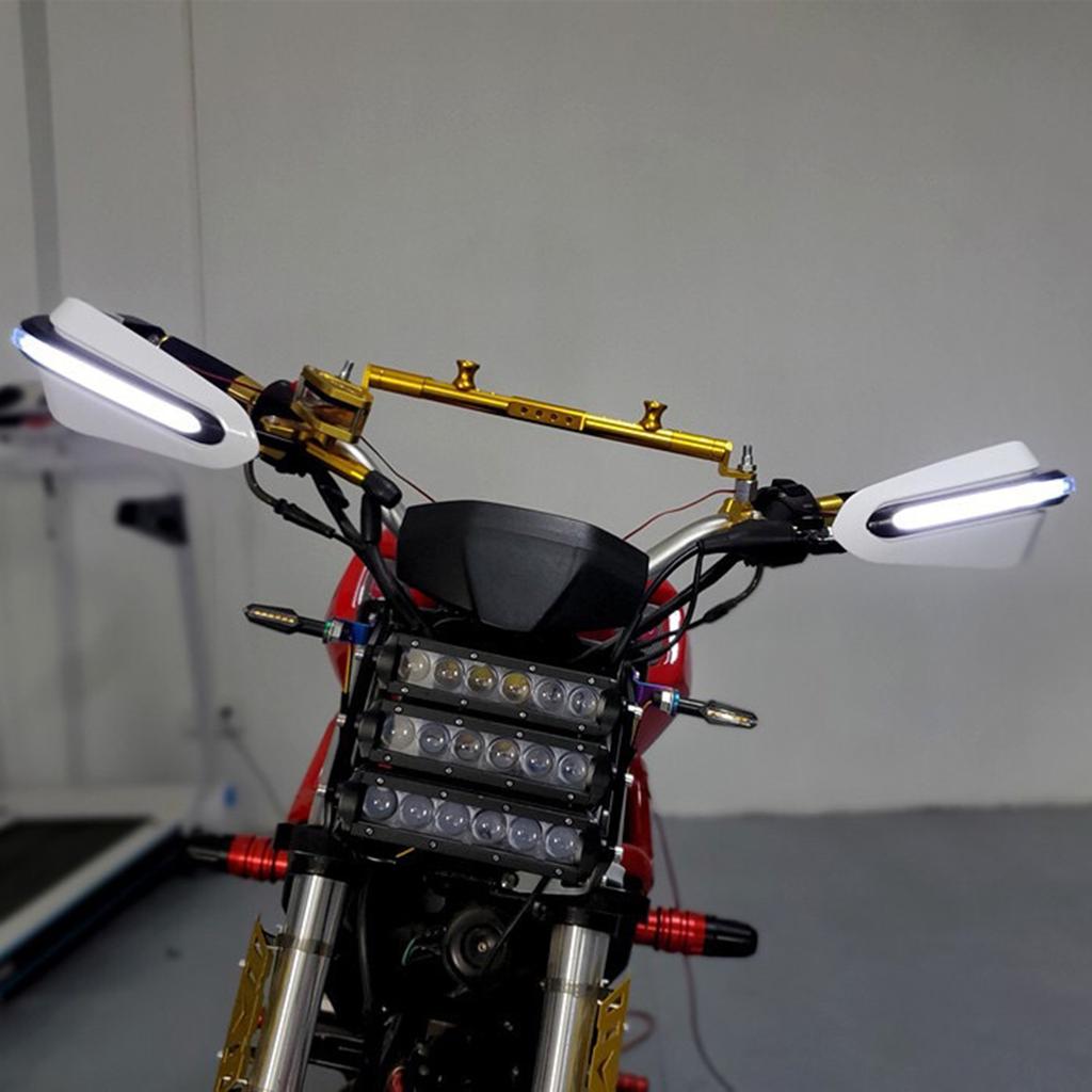 Universal Handlebar Handguards Suitable for 650 150 RSV4 RS50 TUONO V4 125 Motorbike LED Light Hand Guard Protector 2pcs