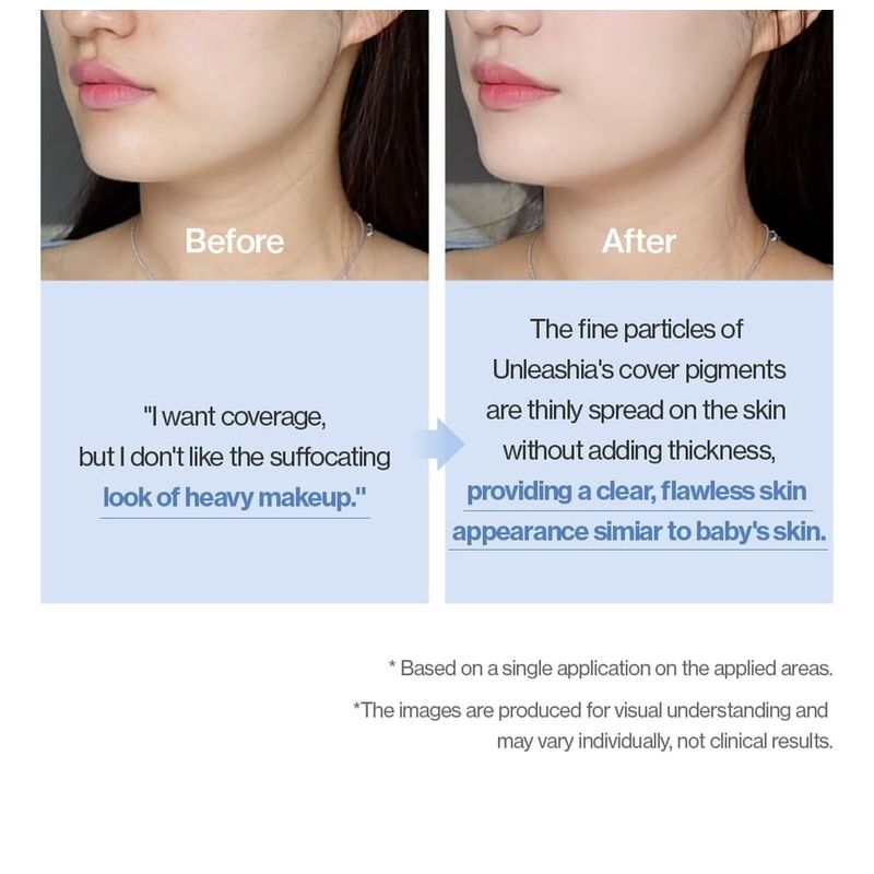 UNLEASHIA Babe Skin Baby Blue Cushion Сменный блок Re-Feel - 8 цветов