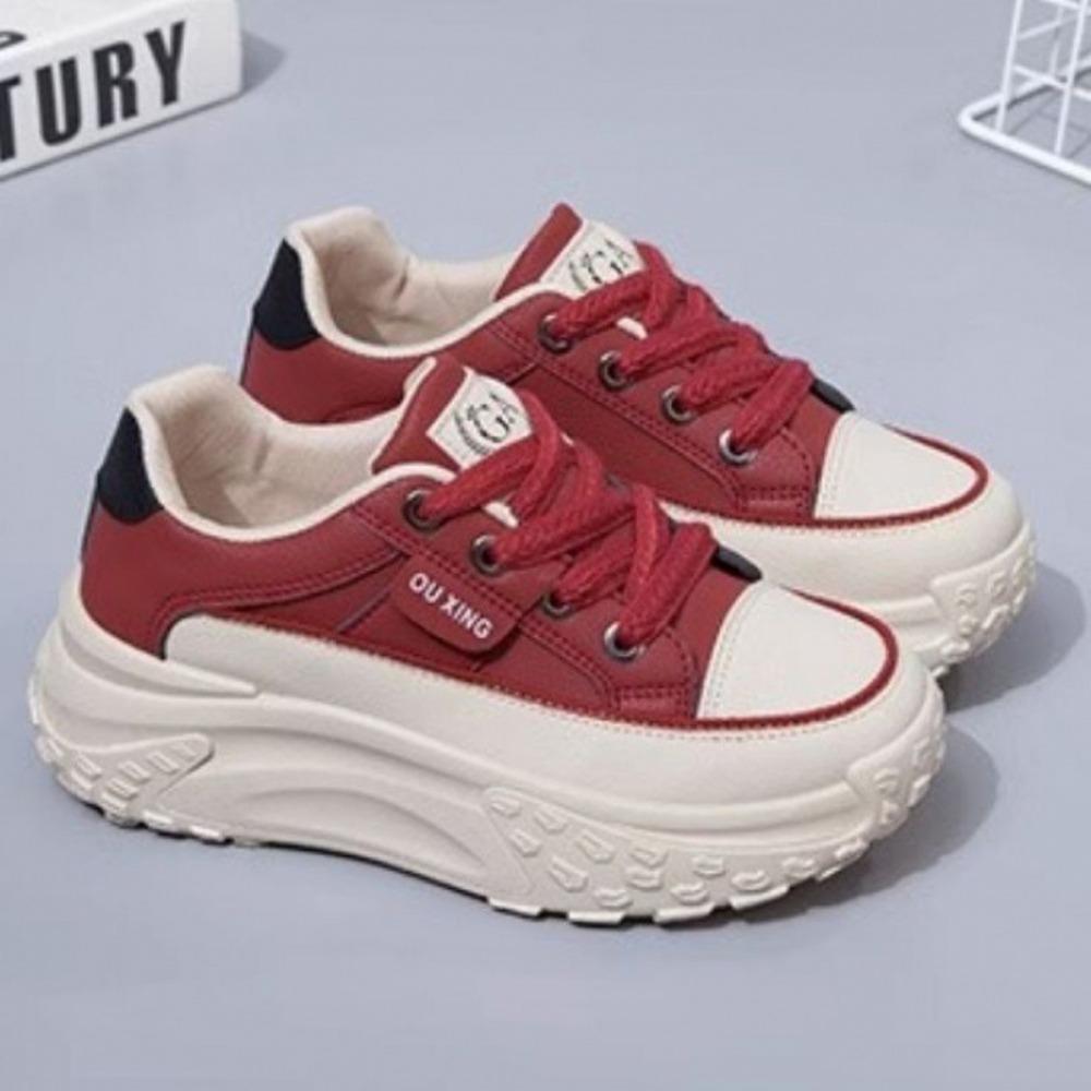 Новые женские кроссовки, женская обувь в стиле ретро, весенние туфли на платформе, повседневные кроссовки, универсальная модная дизайнерская обувь высокого качества