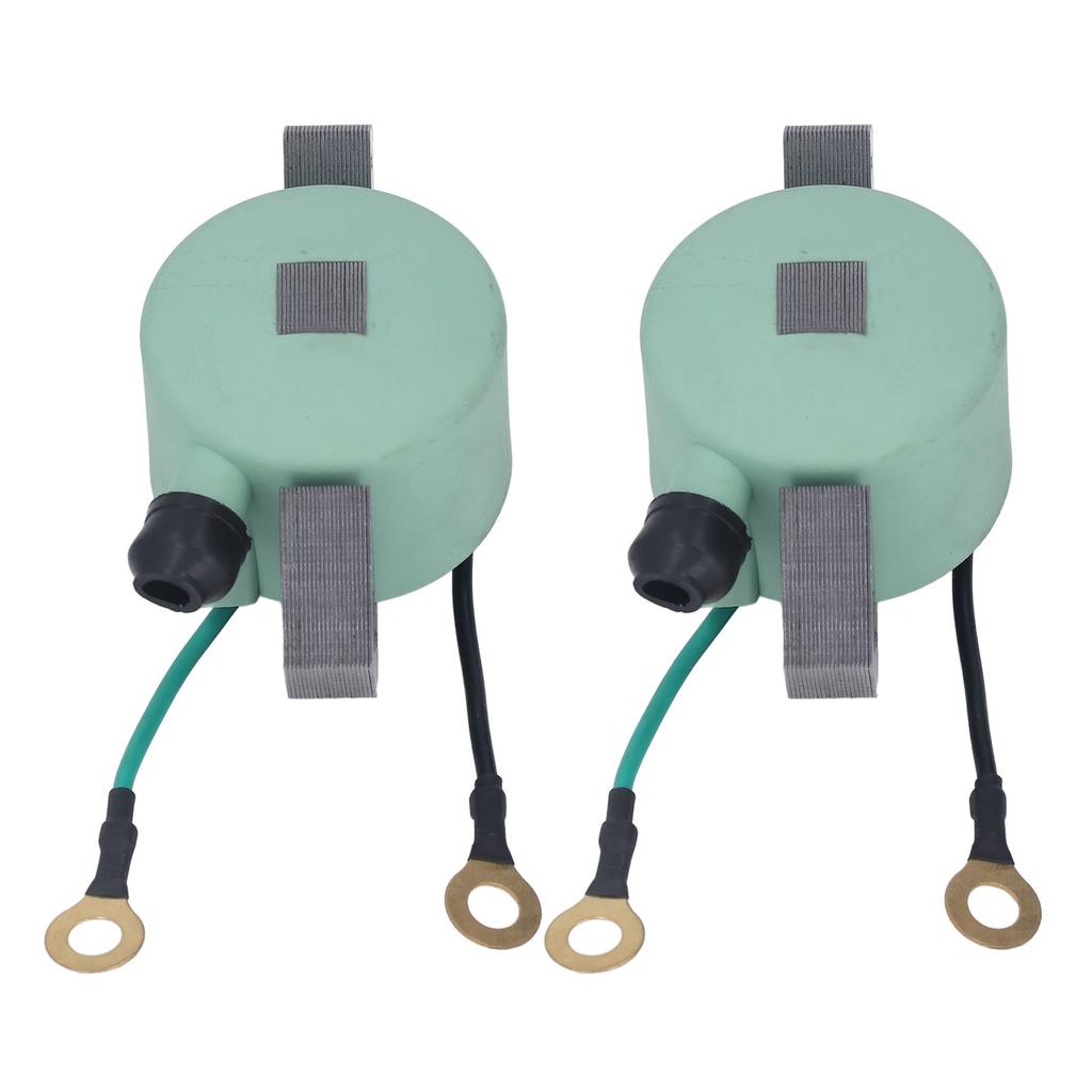 Igintion Coil 582995 Green Round Engine Ignition Coil Pack Replacement for Johnson Evinrude 20hp 1951‑1972