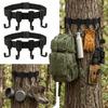 Woven Webbing Gear Hanging Hook Multi-Hooks Hunting Gear Hanger  Outdoor Gear Storage