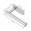 Wall Mount Tissue Roll Rack Silver Paper Roll Holder Durable Paper Roll Rack  Space Saving