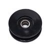 1 Pcs 50Mm Black Bearing Pulley Wheel Cable Gym Equipment Part Wearproof Gym Kit