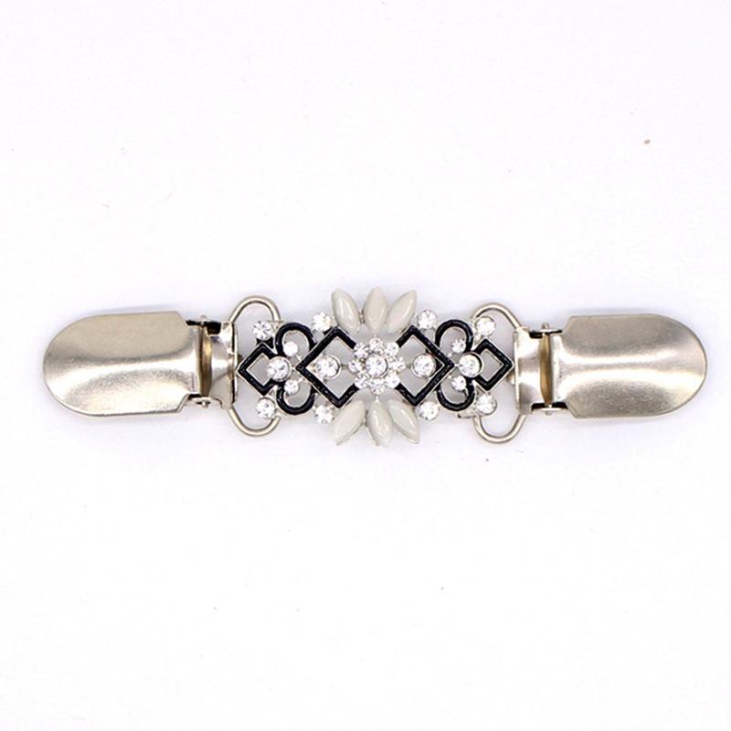 Зажим для свитера, модный кардиган, соединительная пуговица, булавка с бриллиантами, брошь, шаль, воротник, пряжки, декор одежды