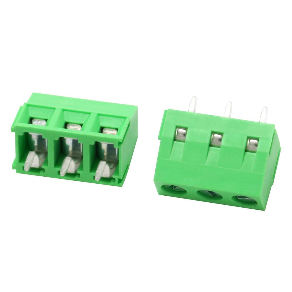 KF103/126/128/301/350/396-2Pin/3Pin 2.54/3.5/3.81/3.96/5.0/7.5mm Промежуточный блок Сращивание клеммы Винтовой тип PCB Винтовая клемма