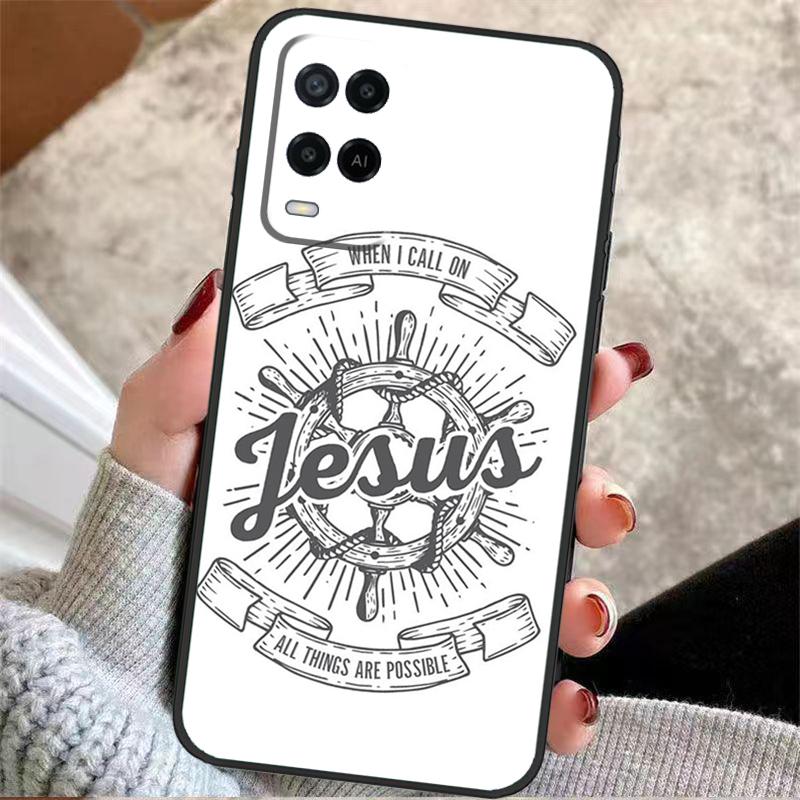 Чехол Faith Christian Jesus Для OPPO A78 A98 A18 A58 A96 A76 A16 A5 A9 A53 A15 A17 A77 A52 A72 A74 A94 A54 A57 S