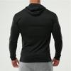 Muscleguys Осенний свитер с капюшоном, мужская новая модная брендовая футболка с принтом, тонкая куртка на весну и осень, рубашка с тонким дном